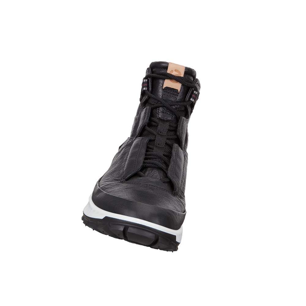 Men's Ecco Exostrike Mid Boots Black | Canada 440GSO